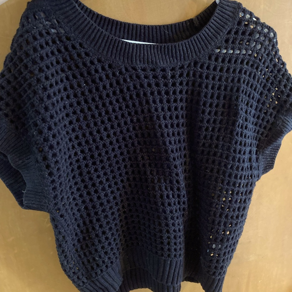 Sonoma black crochet top